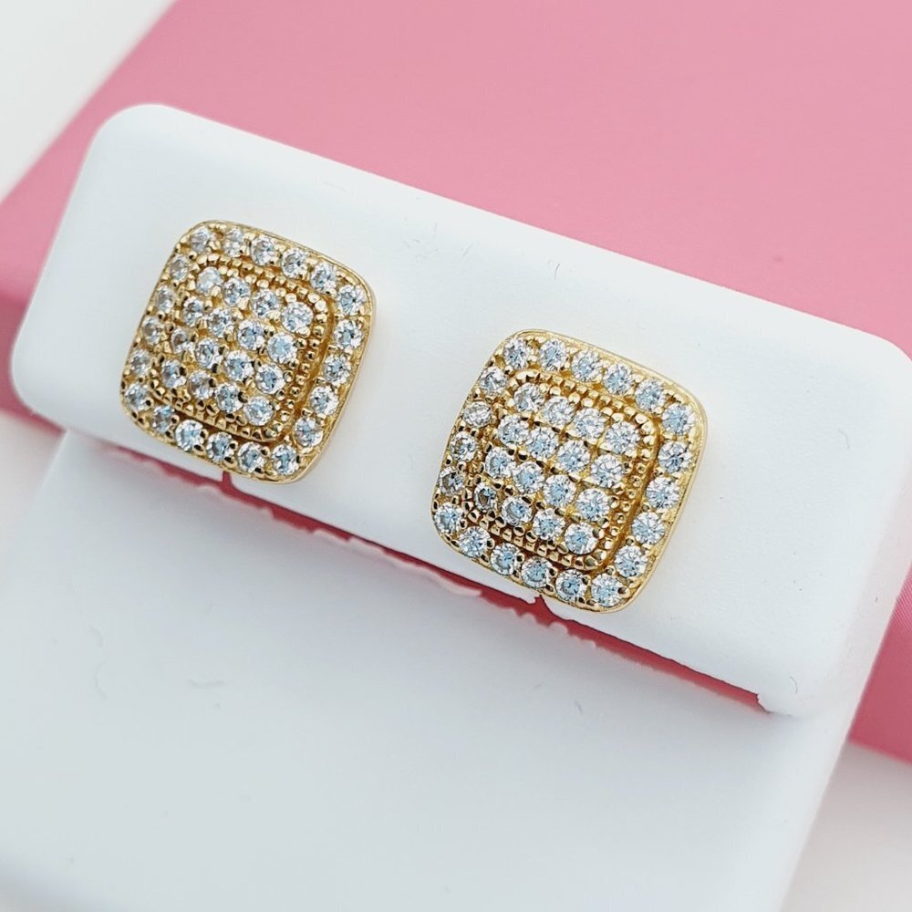 "925 Sterling Silver Cubic Zirconia Earrings, U19254609